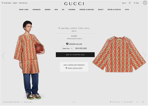 gucci prestige pricing|Gucci clothing prices.